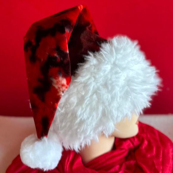 Handcrafted Tie-Dye Santa Hat - Picture 5 of 7
